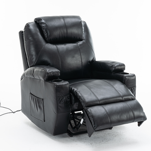 Современное Электрическое Кресло с выдвижными четырьмя карманами Складная Синтетическая кожа для гостиной диван - Product Image 2