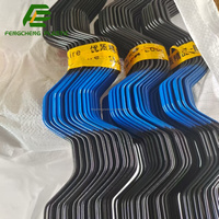 Rail de fixation pour film de serre avec ressort en zigzag pour l'installation du film latéral