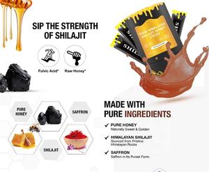 Tiktok Shopify Vente à Chaud Boisson Énergétique Liquide de Haute Qualité Bio Himalayen <span class=keywords><strong>Le</strong></span> Produit Vital Shilajit Bâtons de Shilajit au Miel - Product Image 4