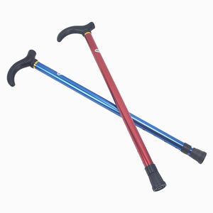 Bâton de marche télescopique en alliage d'aluminium à deux sections pour personnes âgées, utilisation en extérieur - Product Image 2