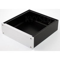 KYYSLB sasis Amplifier WA35, semua aluminium penuh 230*215*70MM kotak DIY pra-amplifier DAC dekoder AMP penutup casing