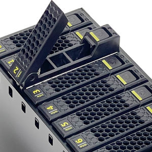 8 Bay Nvme U.2 Hard Drive Cage SSD 2.5 inci All-Flash bersakelar panas Optical Drive untuk rak stok NAS - Product Image 3