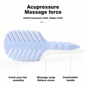 Vente en gros de mini brosse à cheveux personnalisée pour bébé démêlant produit de lissage avec logo en nylon pour enfants avec évent - Product Image 2