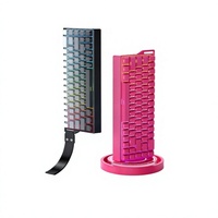 Clavier mécanique FV K68 à 68 touches, connexion sans fil trois modes, axe mécanique RGB, étanche, dédié au gaming et aux esports