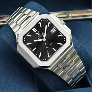 トップソース工場製 機械式時計 高級腕時計 メンズ クラシック シンプル文字盤 リストウォッチ - Product Image 3