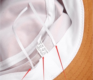 Chapeau Bob Unisexe Pliable en Coton pour Printemps-Été, Protection Solaire Extérieure, Pêche Décontractée, Voyage – Couleurs Rouge, Gris, <span class=keywords><strong>Bordeaux</strong></span> - Product Image 6