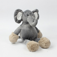 Peluche éléphant mignonne en polyester et coton PP, poupée de confort pour enfants, cadeau d'anniversaire pour petite amie, décoration d'intérieur, 11cm-30cm