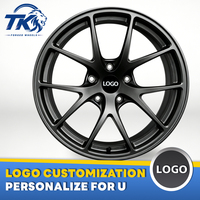 Rines de Aleación de Aluminio Forjado Personalizados de 1 Pieza, 18 19 20 Pulgadas, 5x114.3, Negro Mate, Diseño en Y, para Honda Civic y Accord