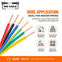 Cable Eléctrico para Construcción EESCABLE, 450/750V H07V-U 2.5mm2, Cobre Sólido Rígido, 300/500V H05V-U CU PVC LV BV