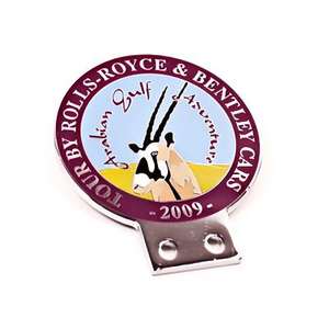 कस्टम डिजाइन धातु शिल्प कार सजावटी सामान ऑटो ग्रिल गोल भ्रूण - Product Image 3