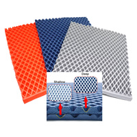 Tapis de voiture en mousse EVA à alvéoles hexagonales en forme de losange, matériau EVA, 145x245cm, modèle 2026, vente chaude