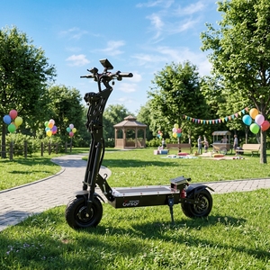 Trottinette pliable pour adultes X14, roues de 14 pouces, vitesse de 80 km/h, autonomie de 100-120 km, moteur double 72v 10000 Watt, X14-72v(us) intégré - Product Image 1