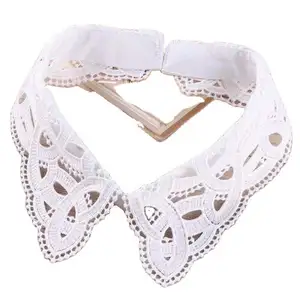 Ladies decorative collar chemical lace trimming neckline detachable collar for women garment collars