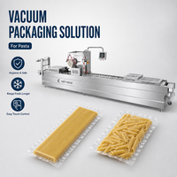 Machine de thermoformage pour pâtes, équipement de formage sous vide à rouleaux pour l'emballage de barquettes de nouilles fraîches
