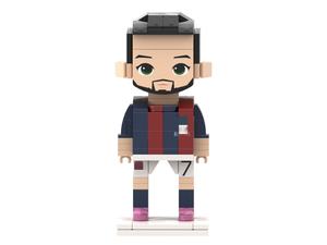 Ensemble <span class=keywords><strong>de</strong></span> blocs <span class=keywords><strong>de</strong></span> construction personnalisés pour figurines <span class=keywords><strong>de</strong></span> joueurs <span class=keywords><strong>de</strong></span> football, pour les fans <span class=keywords><strong>de</strong></span> sport, souvenirs - Product Image 1