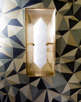 XINZHONG-Aplique de pared de latón de estilo nórdico para dormitorio, mesita de noche, decoración de sala de estar, lámpara de pared de cobre