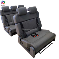 Asiento Cama Individual LXRV de Lujo en Tela Impermeable Transpirable para Vehículos Recreativos, Furgonetas Camper y MPV, con Base Giratoria