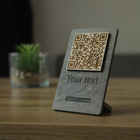 Support de menu NFC en bois