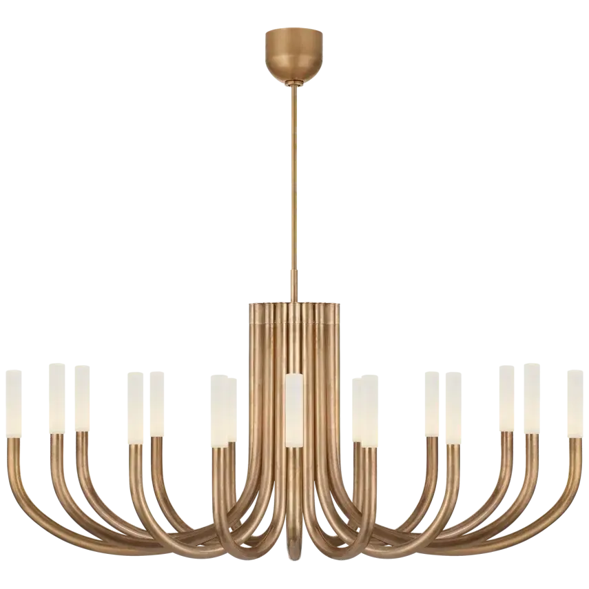 Modern Luxury Rousseau Large Oval Chandelier