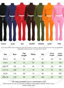 Conjunto Deportivo para Mujer de San Valentín con Logo Personalizado, Sudadera de 2 Piezas y Leggings, Chaqueta con Cierre y Pantalón Acampanado - Product Image 6