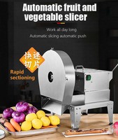Weegbree Chips Snijmachine Slimme Fruit-En Groentesnijder Snijmachine Vlees Snijmachine