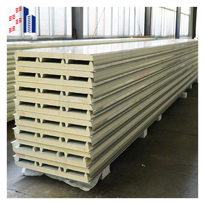 Panneau sandwich PU 80 mm, panneau de toiture et de mur en <span class=keywords><strong>polyuréthane</strong></span> pour entrepôt - Product Image 1