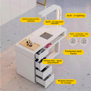 Bộ bàn ghế làm nail đa năng kiểu kem giá đặc biệt, thiết kế sang trọng nổi tiếng trên mạng, tiết kiệm, đơn/đôi - Product Image 3