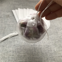 10*6.5cm biologisch abbaubare verpackungen materialien mais faser leer tee tasche