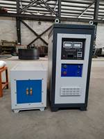 Chauffe-inducteur haute fréquence 15kW 25kW 35kW 45kW, machine de chauffage industrielle pour le brasage de tuyaux en cuivre et de pièces métalliques