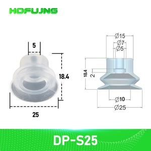 HOFUJNG DP-S25 Industrial Pneumatic Accessories Vacuum Suction Cup <b>Silicone</b> <b>Rubber</b> Sucker High Quality <b>Rubber</b> Product - Product Image 2