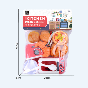 Kitchen <strong>Toy</strong> Home Appliances Pretend Kitchen <strong>Toys</strong> <strong>Toaster</strong> with Food Dinnerware Accessories Set for Kids - Product Image 4
