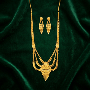 Wholesale Dubai Style Bridal Rani Haar <b>Necklaces</b> Set 14K 18K 24K Micron Gold Filled Traditional Design Jewelry Fashion <b>Necklaces</b> - Product Image 6