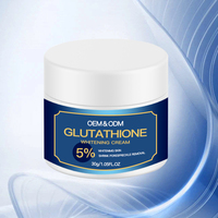 Label privé meilleure crème blanchissante pour la peau acide hyaluronique niacinamide vitamine C glutathion kojique crème blanchissante pour le visage pour une utilisation quotidienne