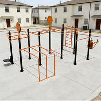 Equipo de Gimnasio Comunitario Resistente para Parques, Hoteles, Calles y Espacios Públicos, Equipo de Fitness para Exteriores