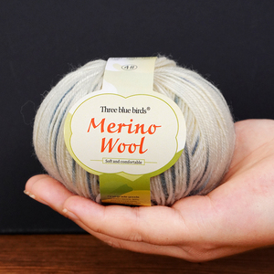 Hilo de lana merino suave degradado, 90% mezcla arcoíris, hilo variegado <span class=keywords><strong>para</strong></span> tejer a mano, <span class=keywords><strong>para</strong></span> suéter, bufanda, manta - Product Image 1