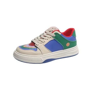 Scarpe da donna Allie estive Casual per pedane da corsa traspiranti con anatra alla moda bianca alla moda con plateau in Mesh stringate - Product Image 3