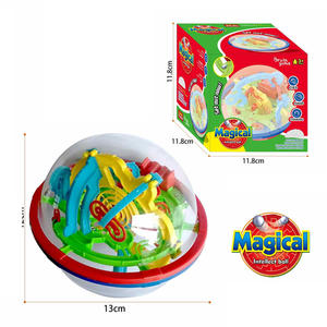 Changxi Trade $1 articles Promotion Intellect <span class=keywords><strong>3D</strong></span> Labyrinthe Boule Logique Labyrinthe <span class=keywords><strong>Globe</strong></span> Difficile Barrières <span class=keywords><strong>Puzzle</strong></span> Casse-tête Jouet - Product Image 2