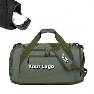 Sac de sport à grande capacité avec logo personnalisé, fermeture éclair, imperméable, en Oxford, pour l'espace à chaussures, le sport, la salle de sport, les voyages, pour hommes et femmes - Product Image 1