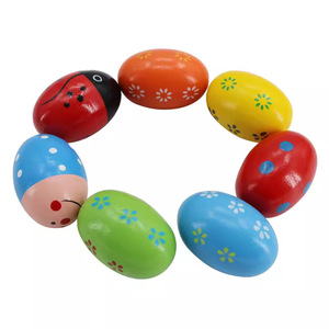 Vente en gros - Instruments de percussion Orff - Ensemble de shakers en bois colorés - Jouets éducatifs musicaux pour la petite enfance - Product Image 4