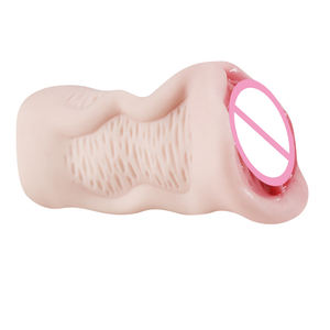 Masturbatore Maschile con Labbra Strette, Design a 2 Fori, <span class=keywords><strong>Forte</strong></span> Aspirazione, 100% Impermeabile, Sensazione Realistica, Giocattolo Sessuale per Uomini - Product Image 1