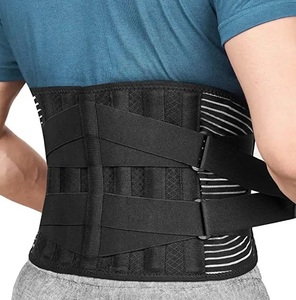 Ceinture de soutien lombaire médicale respirante et réglable avec logo personnalisé, design enveloppant, pour hommes et femmes, soulagement de la douleur - Product Image 1