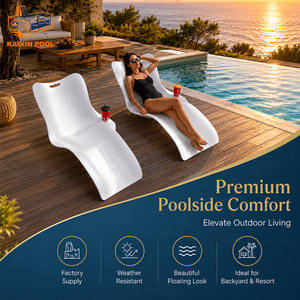 Tumbonas comerciales de diseño para piscina, tumbonas reclinables para jardín de hotel, tumbonas para piscina en el agua, tumbonas para tomar el sol, tumbonas de día. - Product Image 6