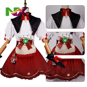 Disfraz de Mucama Lolita <span class=keywords><strong>Klee</strong></span> de Alta Calidad al por Mayor, Disfraces de Fiesta de Halloween, Disfraz de Anime, <span class=keywords><strong>Cosplay</strong></span> de <span class=keywords><strong>Genshin</strong></span> <span class=keywords><strong>Impact</strong></span> - Product Image 5