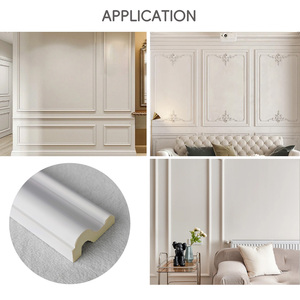 تصميم حديث للسعودية مقاوم للماء من البولي يوريثين بو كرسي السكك الحديدية القوالب الزخرفية مصنع بالجملة للجدار - Product Image 6