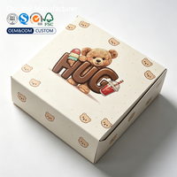 Boîtes à donuts mochi personnalisées en gros, écologiques, avec gaufrage, pelliculage mat, matériaux recyclés, emballage de gâteaux, emballage personnalisé avec logo