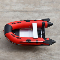 Vente en gros PVC Bateau gonflable pliable Kayak à fond d'aluminium Bateau de vitesse extérieur Radeau Styles sportifs Dinghy Boat