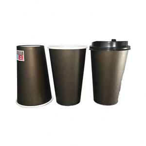 แก้วกระดาษคราฟท์ขนาด 16 ออนซ์ พิมพ์โลโก้ได้ตามสั่ง สำหรับกาแฟ น้ำผลไม้ และเครื่องดื่มอื่นๆ แบบใช้ครั้งเดียว ผนังเดี่ยว หลายขนาด สำหรับโรงงานพิมพ์ - Product Image 5