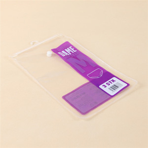 Bolsa de almacenamiento de ropa interior con logotipo personalizado, bolsas de plástico con gancho, venta al por mayor - Product Image 3