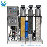 Machine de filtration d'eau par osmose inverse 500 l/h 1000 l/h en acier inoxydable pour le traitement de l'eau destinée à l'embouteillage