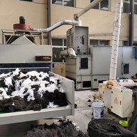Mélangeur de balles de tissu textile Machine de déchiquetage de tissu Déchets de fil de laine de polyester Vieux tissu Mélangeur de fibres de recyclage de coton